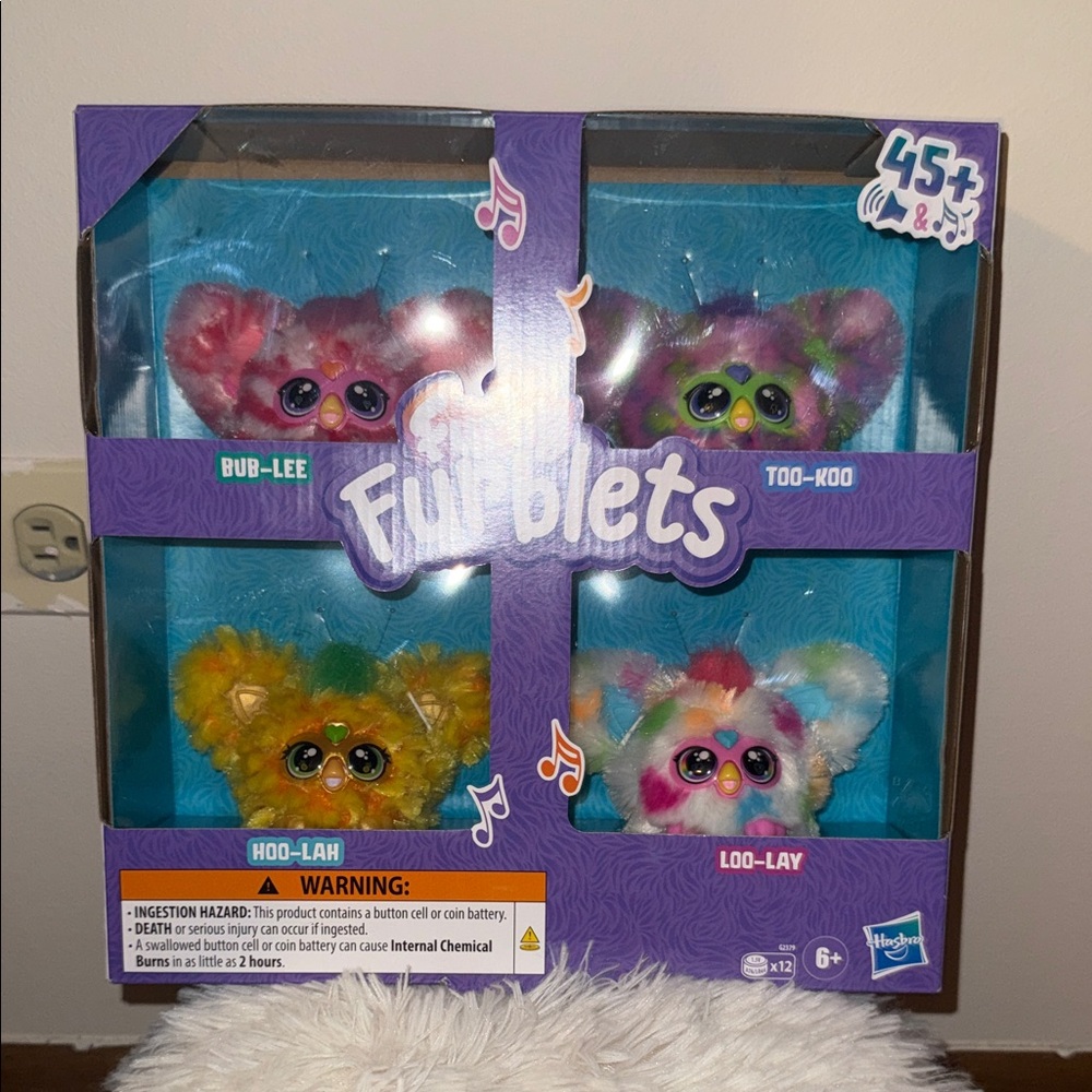Hasbro Furblets Interactive Pet Toys - Pink, Yellow, Blue